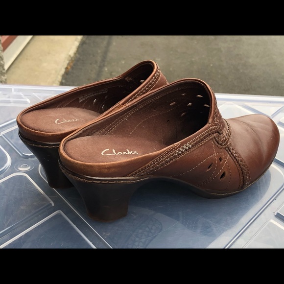 Born Shoes Born Brown Leather Mules Sandals Size 85m Poshmark